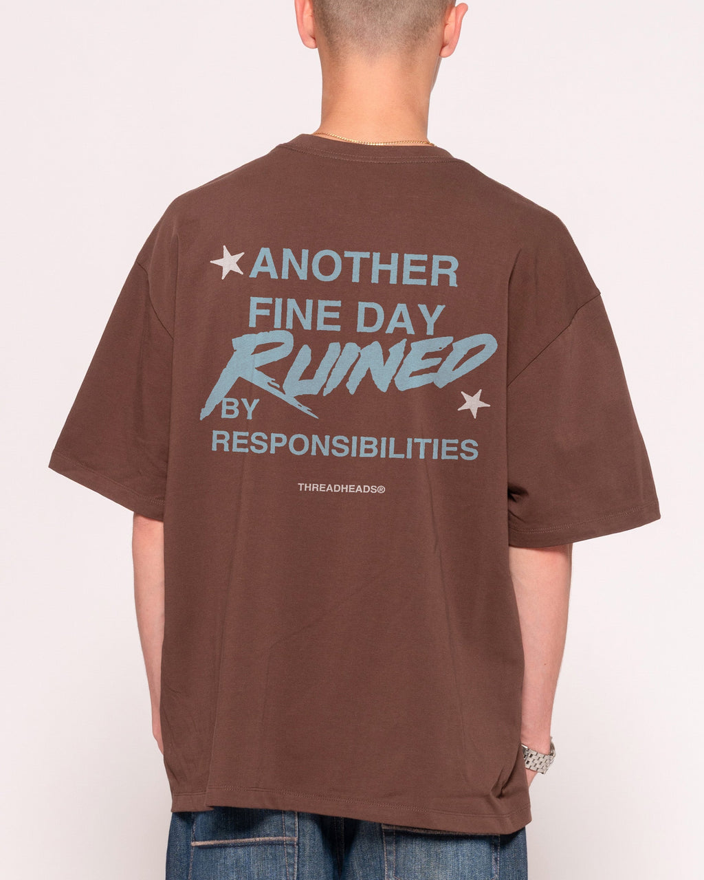 Another Fine Day Ruined Oversized Tee Unisex