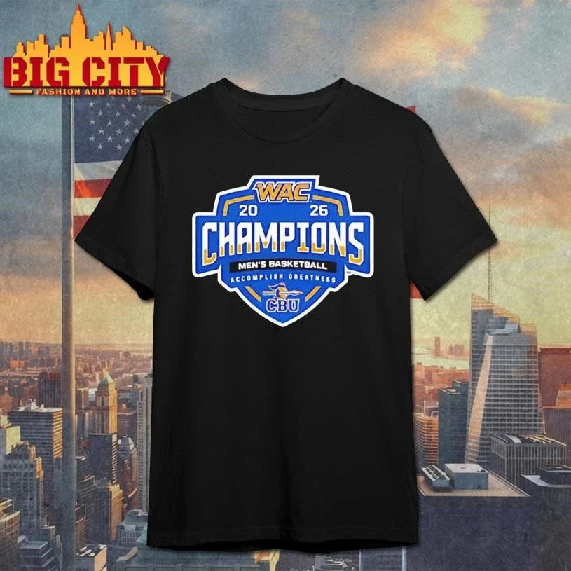 CBU Basketball WAC Champions 2026 Shirt Unisex