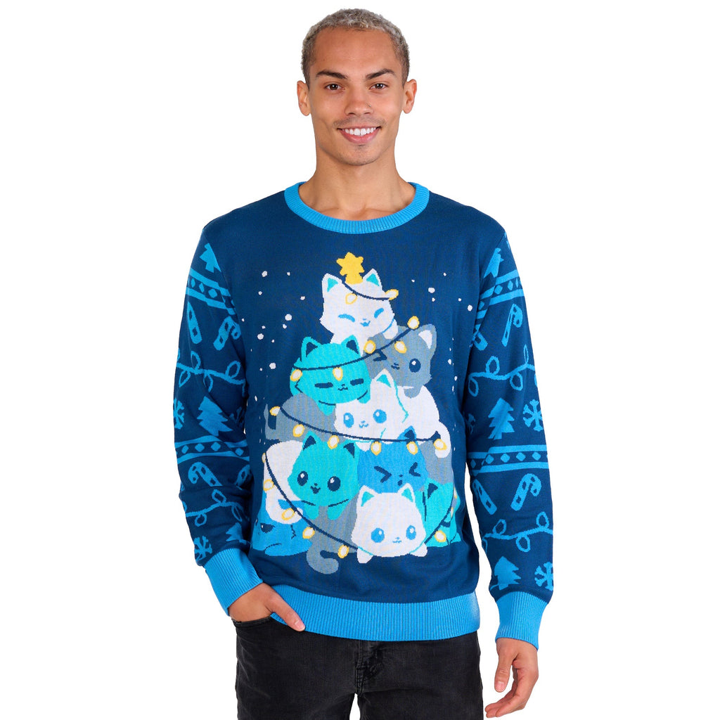 Meowy Christmas Sweater Unisex