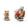 Casting Shadows: Talon Lightfeather & Talon the Dark Storm Standee Set Unisex