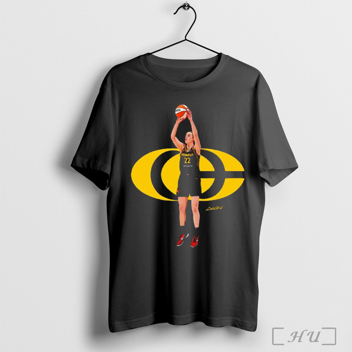Caitlin Clark Indiana Fever Cc Logo Signature T Shirt Unisex