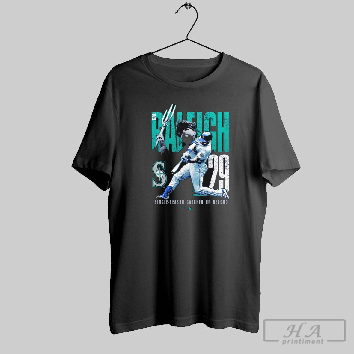 Cal Raleigh Seattle Mariners Single Season Catcher Home Run Record T Shirts Unisex