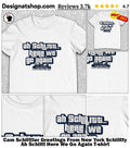 Cam Schlittler Greetings From New York Schilitty Ah Schlitt Here We Go Again shirt