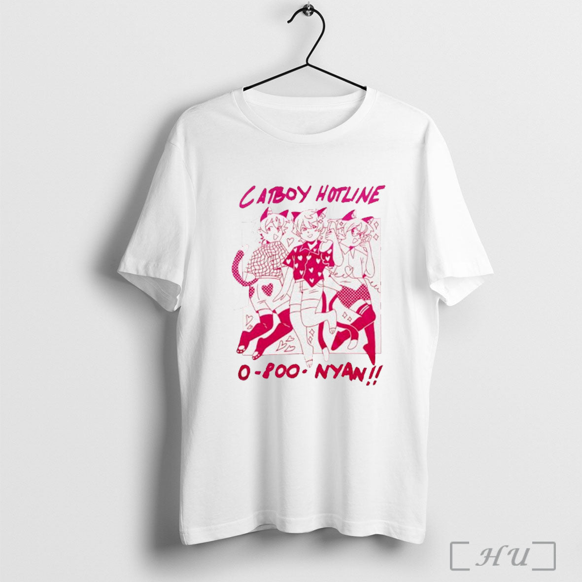 Catboy Hotline 0 800 Nyan T Shirt Unisex