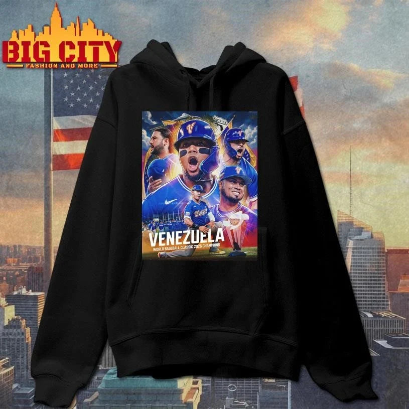 Celebrates Venezuela Champions 2026 World Baseball Classic 2026 Championship Poster Shirt Unisex
