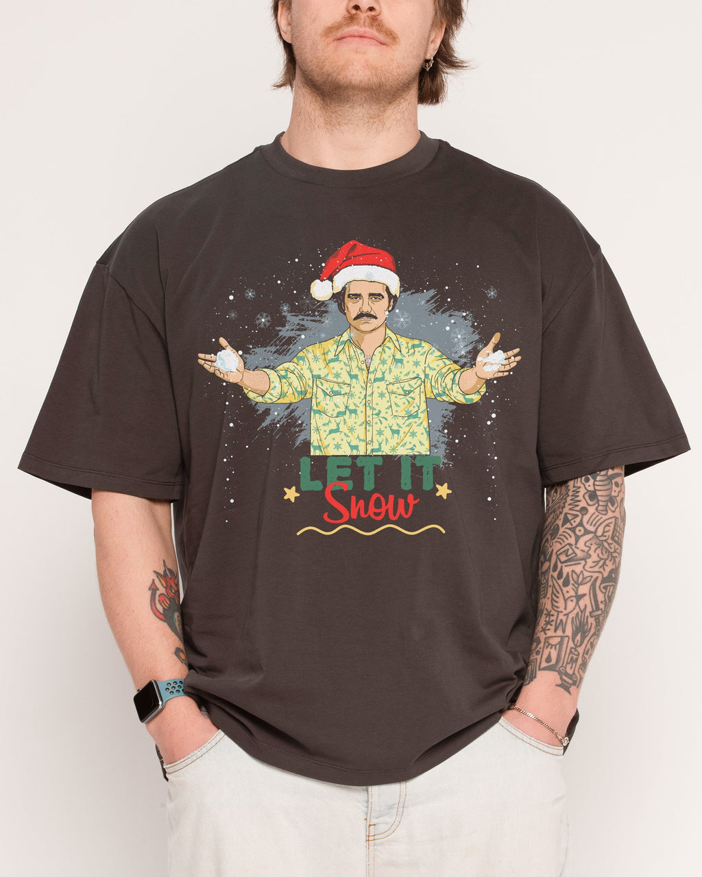 Let it Snow Oversized Tee Unisex
