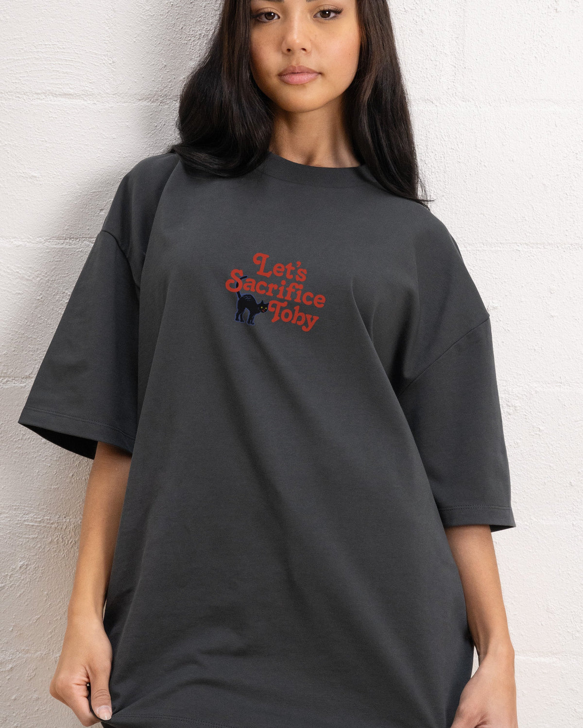 Let's Sacrifice Toby Front and Back Oversized Tee Unisex
