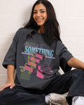 Always Up To Something Oversized Tee Unisex