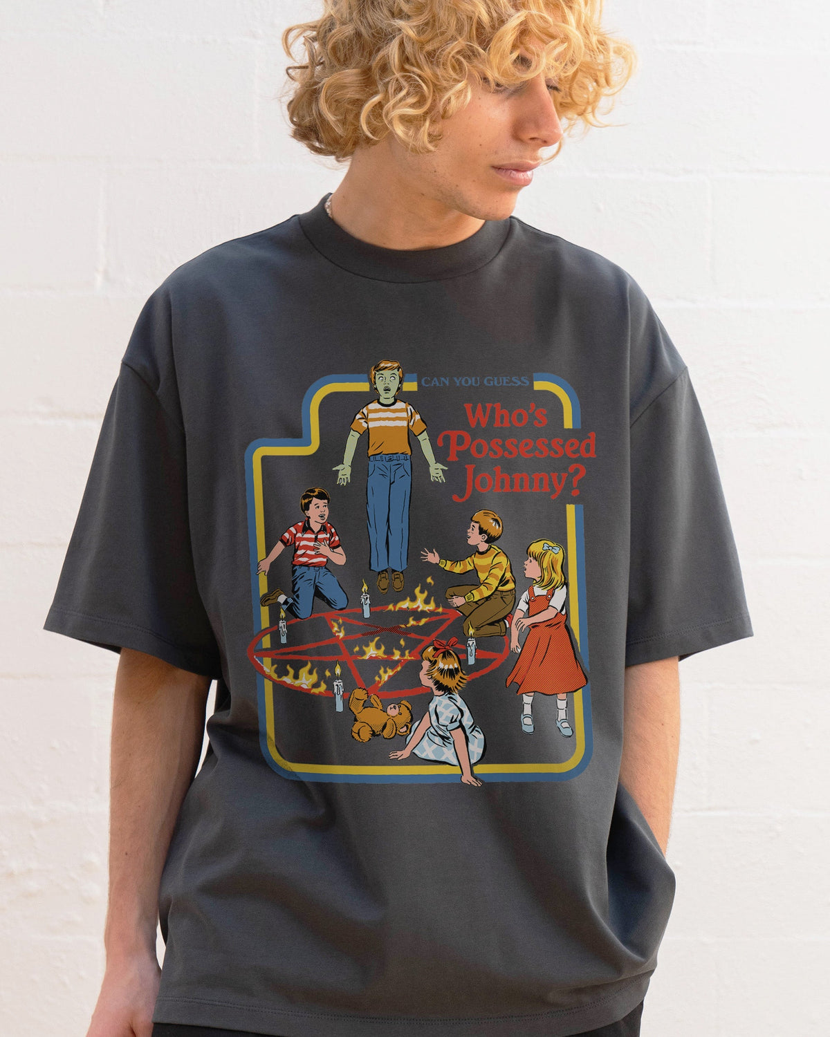 Who's Possessed Johnny? Oversized Tee Unisex