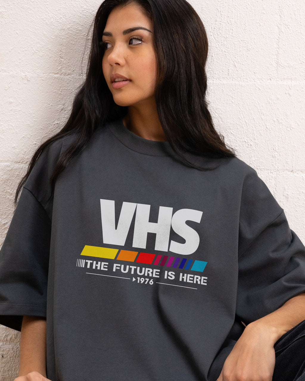 VHS - The Future is Now Oversized Tee Unisex