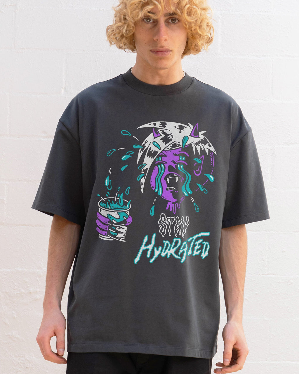 Stay Hydrated Oversized Tee Unisex
