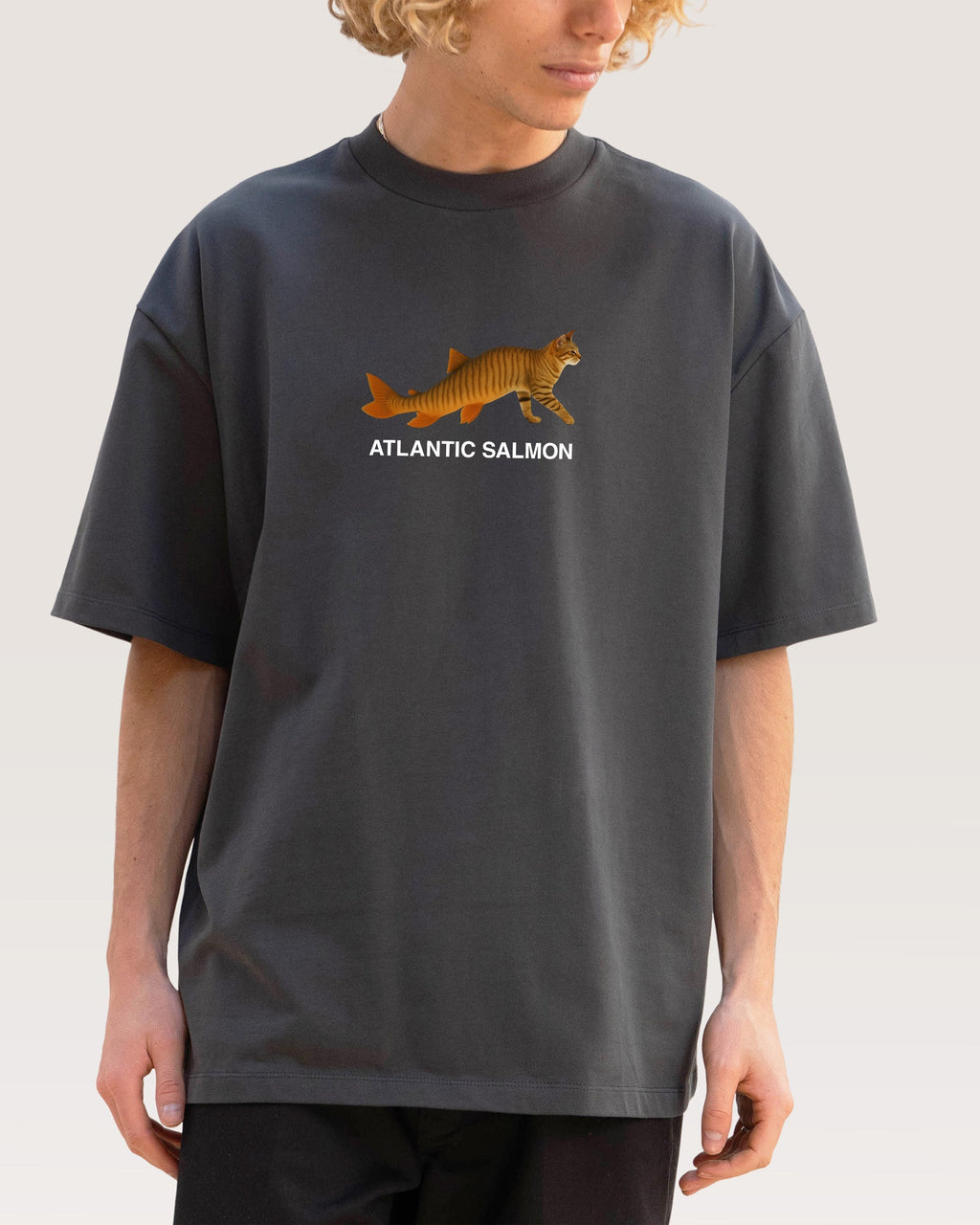 Ate Too Much Salmon Oversized Tee Unisex