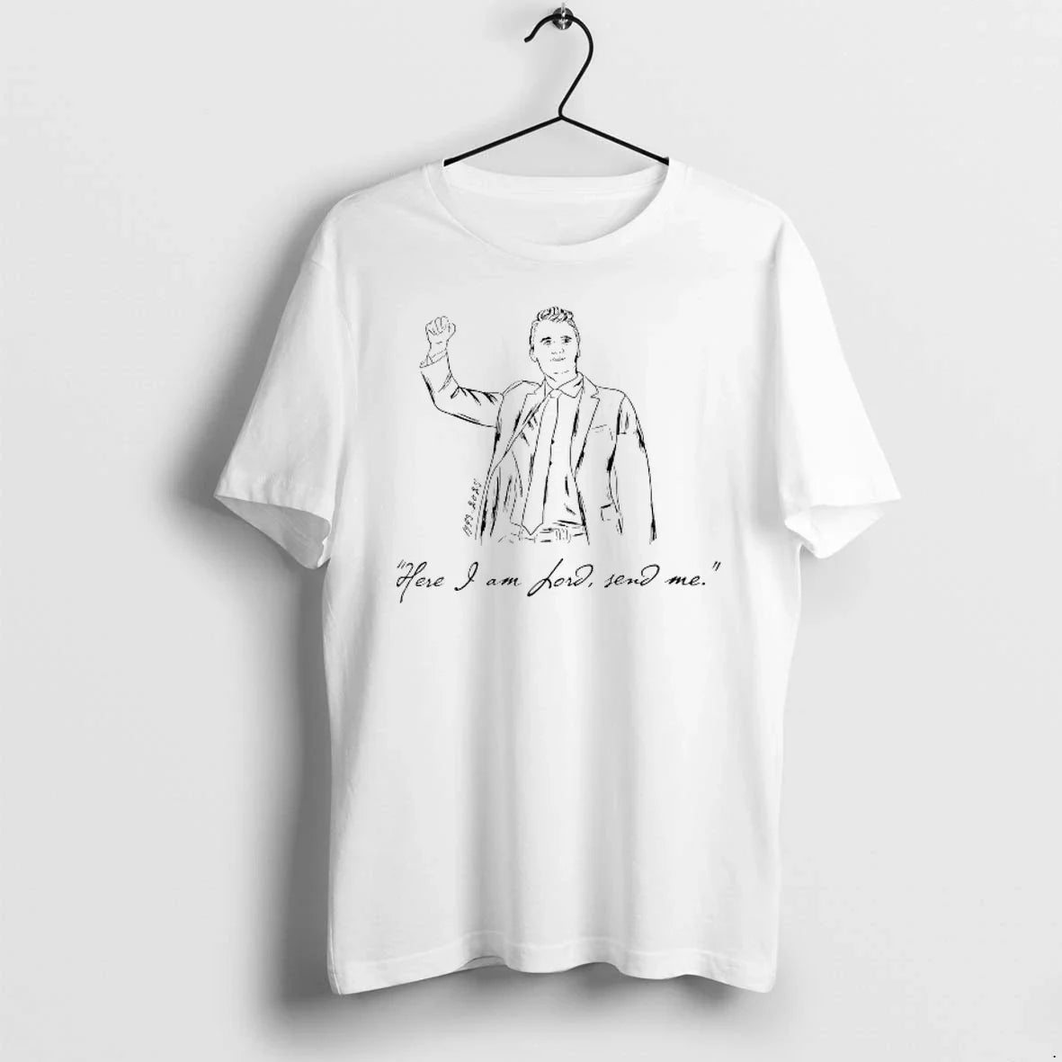 Charlie Kirk Here I Am Lord Send Me 1993 2025 Tshirts Sweater Unisex