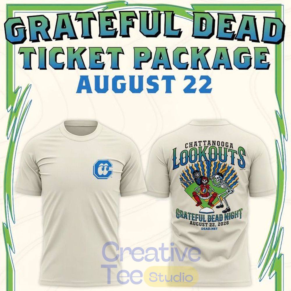 Chattanooga Lookouts x Grateful Dead Night 2026 Special T-Shirt