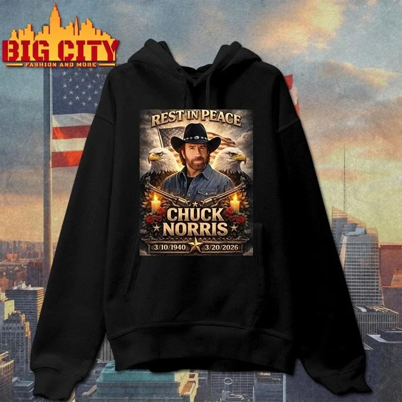 Chuck Norris Rest In Peace Graphic Shirt Unisex
