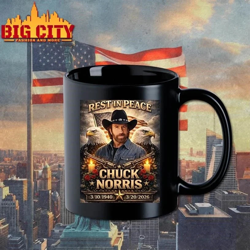 Chuck Norris Rest In Peace Graphic Shirt Unisex