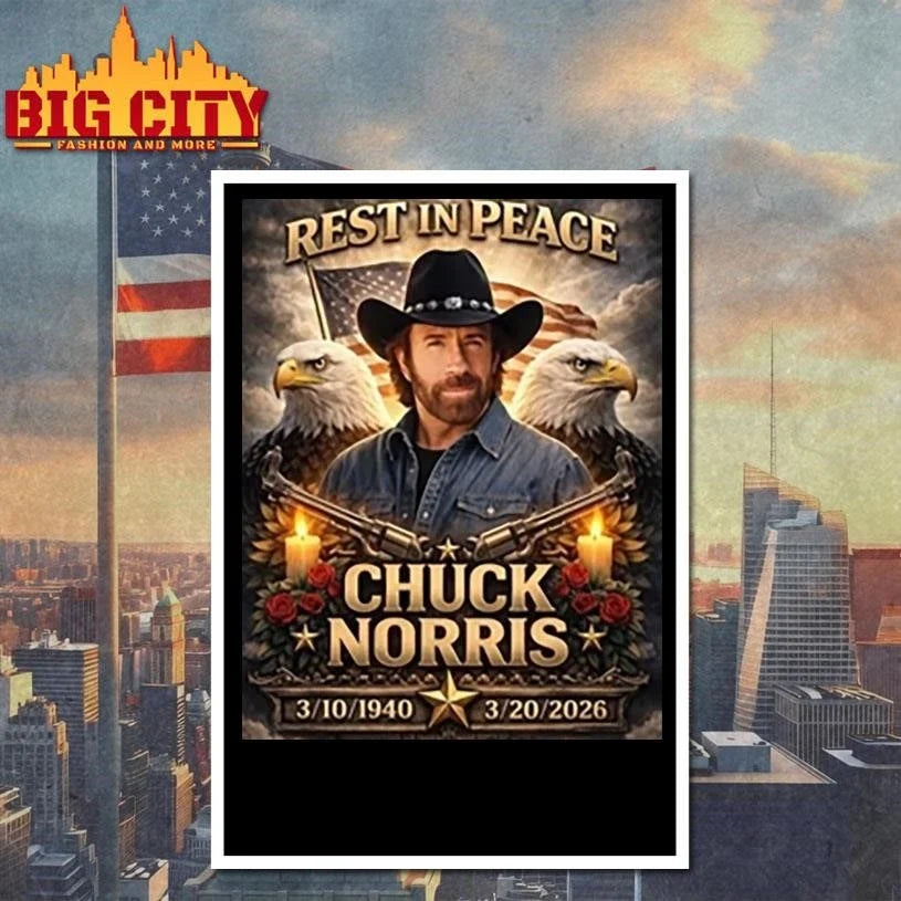Chuck Norris Rest In Peace Graphic Shirt Unisex