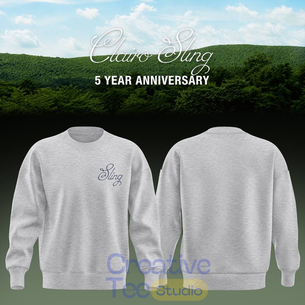 Clairo Sling 5 Year Anniversary Premium 3D Sweatshirt
