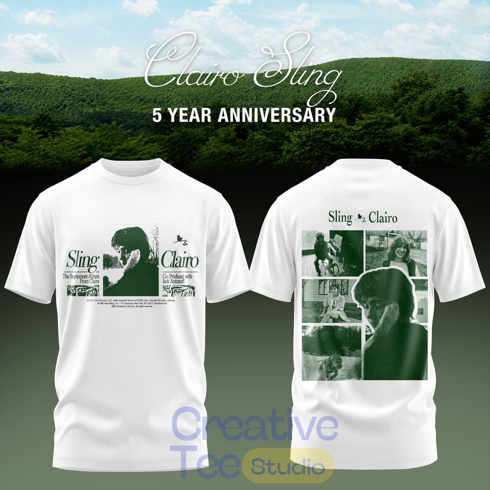 Clairo Sling 5 Year Anniversary Premium 3D T-Shirt
