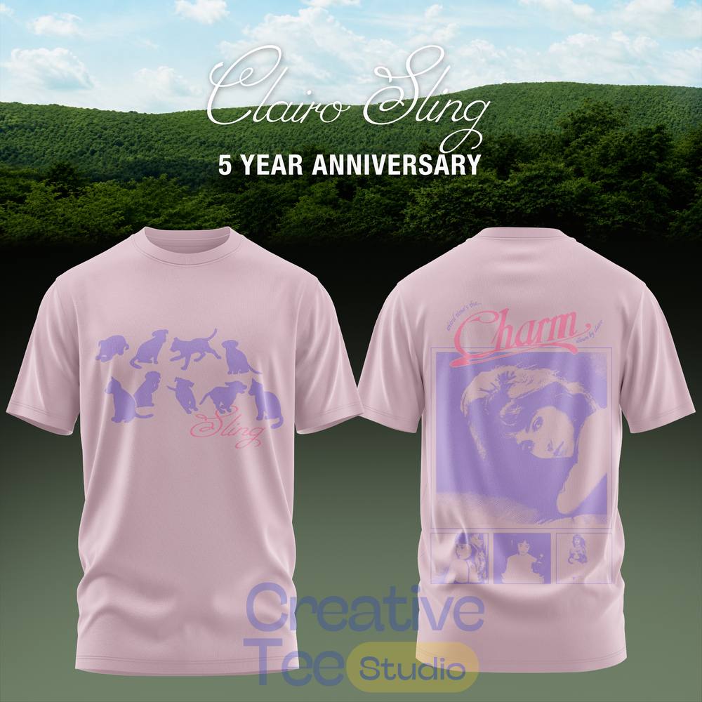 Clairo Sling 5 Year Anniversary Premium 3D T-Shirt