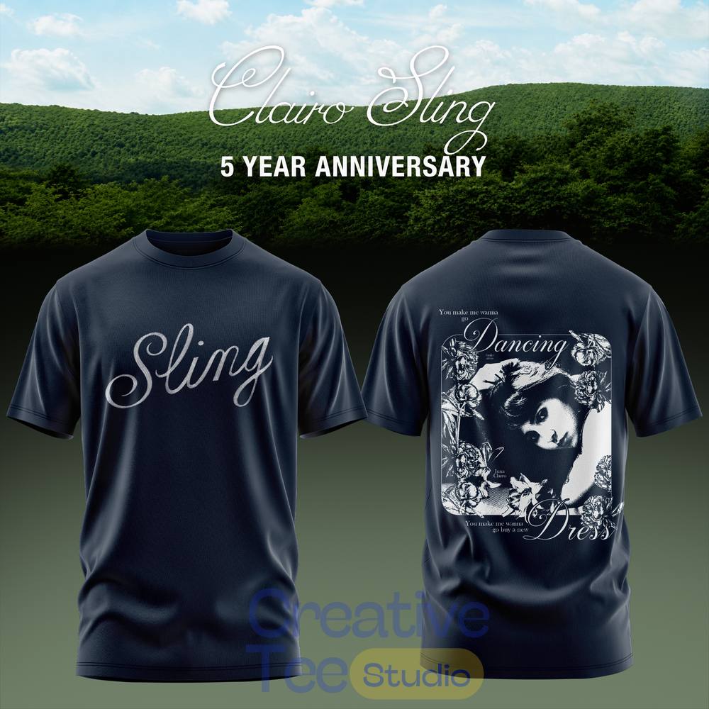 Clairo Sling 5 Year Anniversary Premium 3D T-Shirt