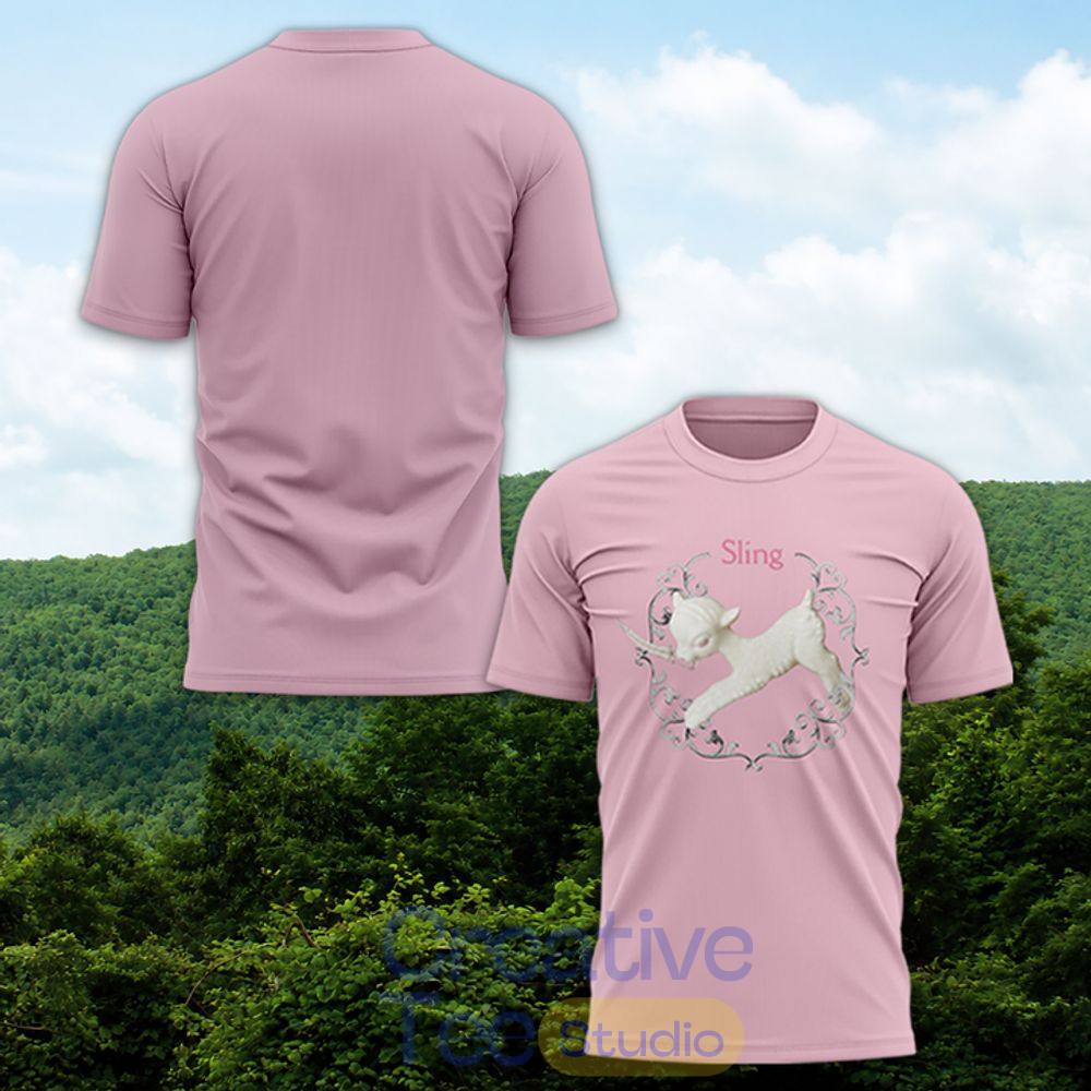 Clairo Sling Album 5-Year Anniversary Pink T-Shirt