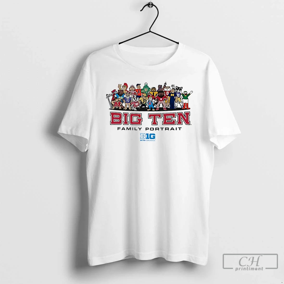Classic 2026 Big Ten Family Portrait Mascot All Team Unisex