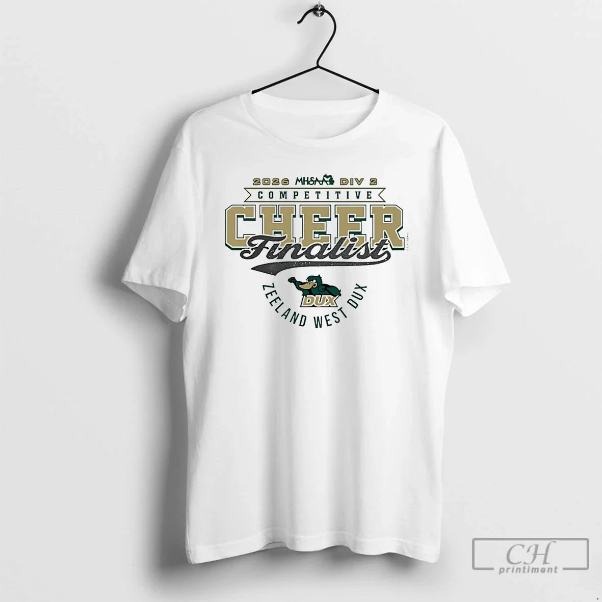 Classic 2026 Mhsaa Cheer D2 Finalist Zeeland West Dux Unisex