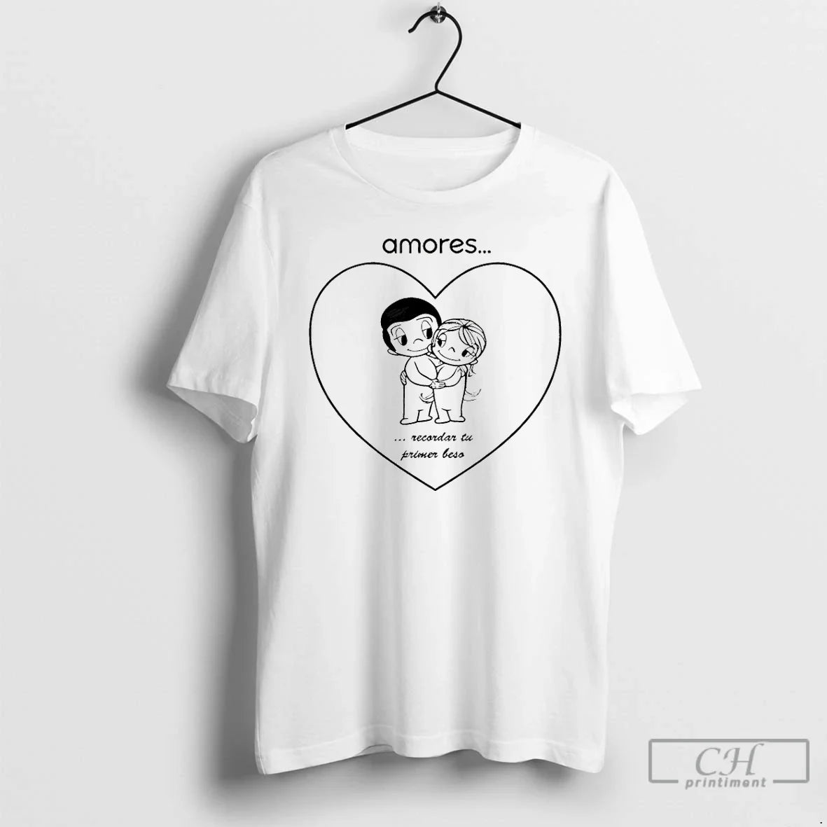 Classic Amor Es Recordar Tu Primer Beso Ringer Unisex