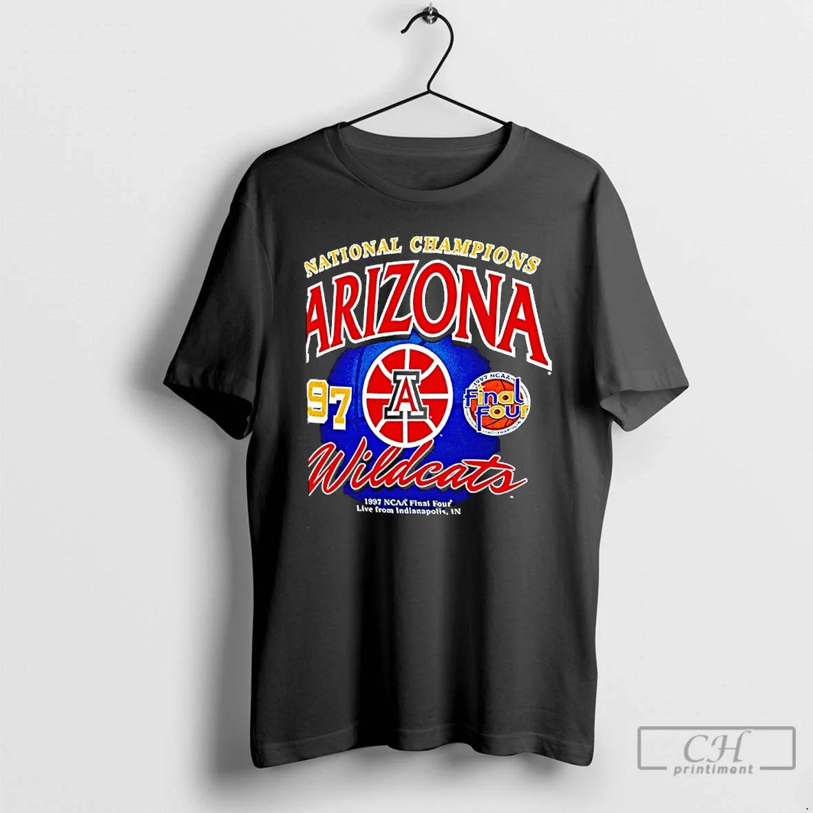Classic Arizona Wildcats 1997 Basketball National Champions Foundation Unisex