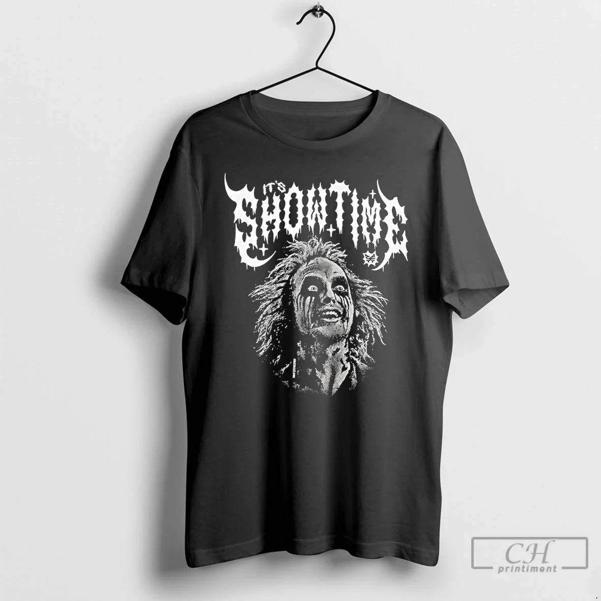 Classic Beetlejuice Metal Its Showtime Unisex