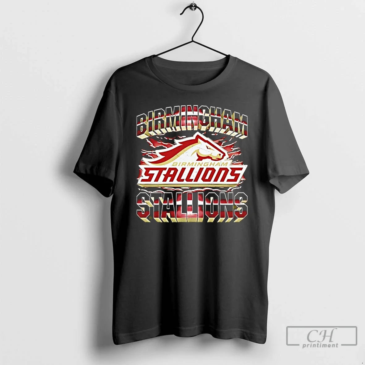 Classic Birmingham Stallions Logo Graphic Vintage Unisex