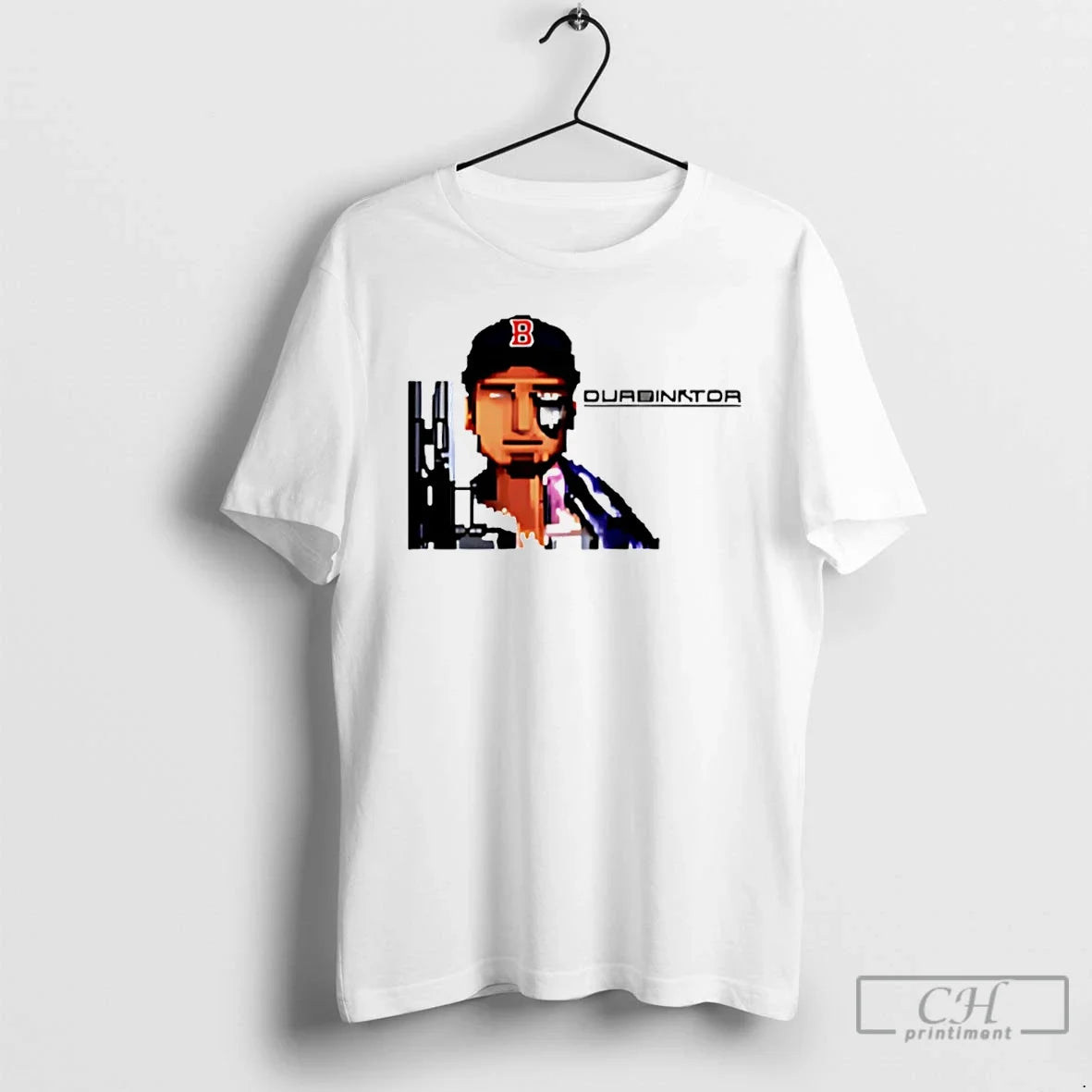Classic Boston Red Sox The Durbinator Pixel 8bit Game Unisex