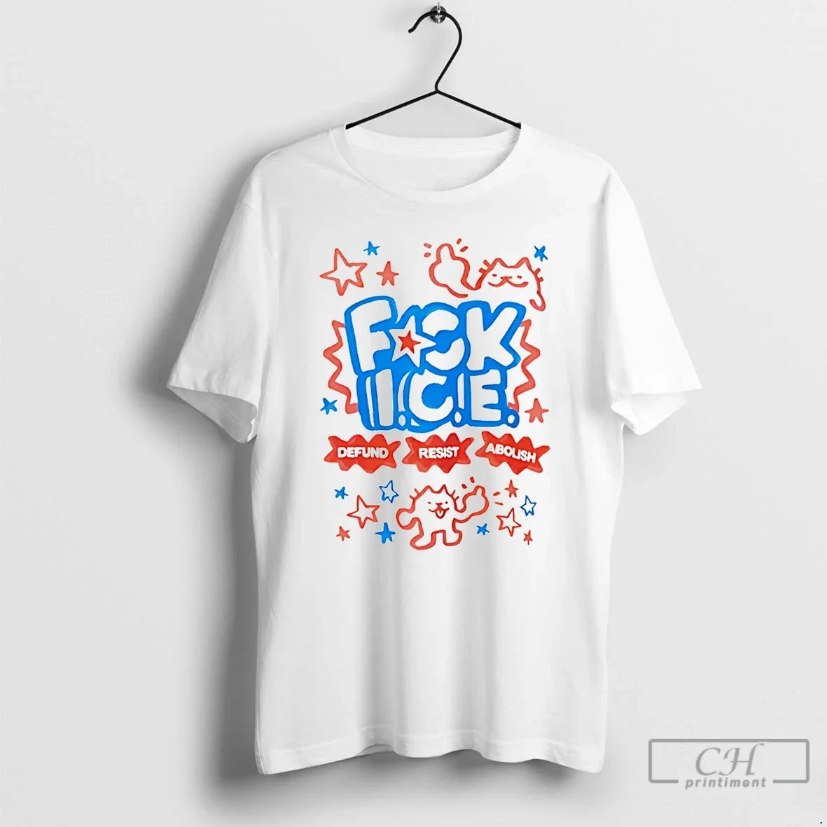 Classic Cat Abolish Ice Defund Resist Protest Unisex