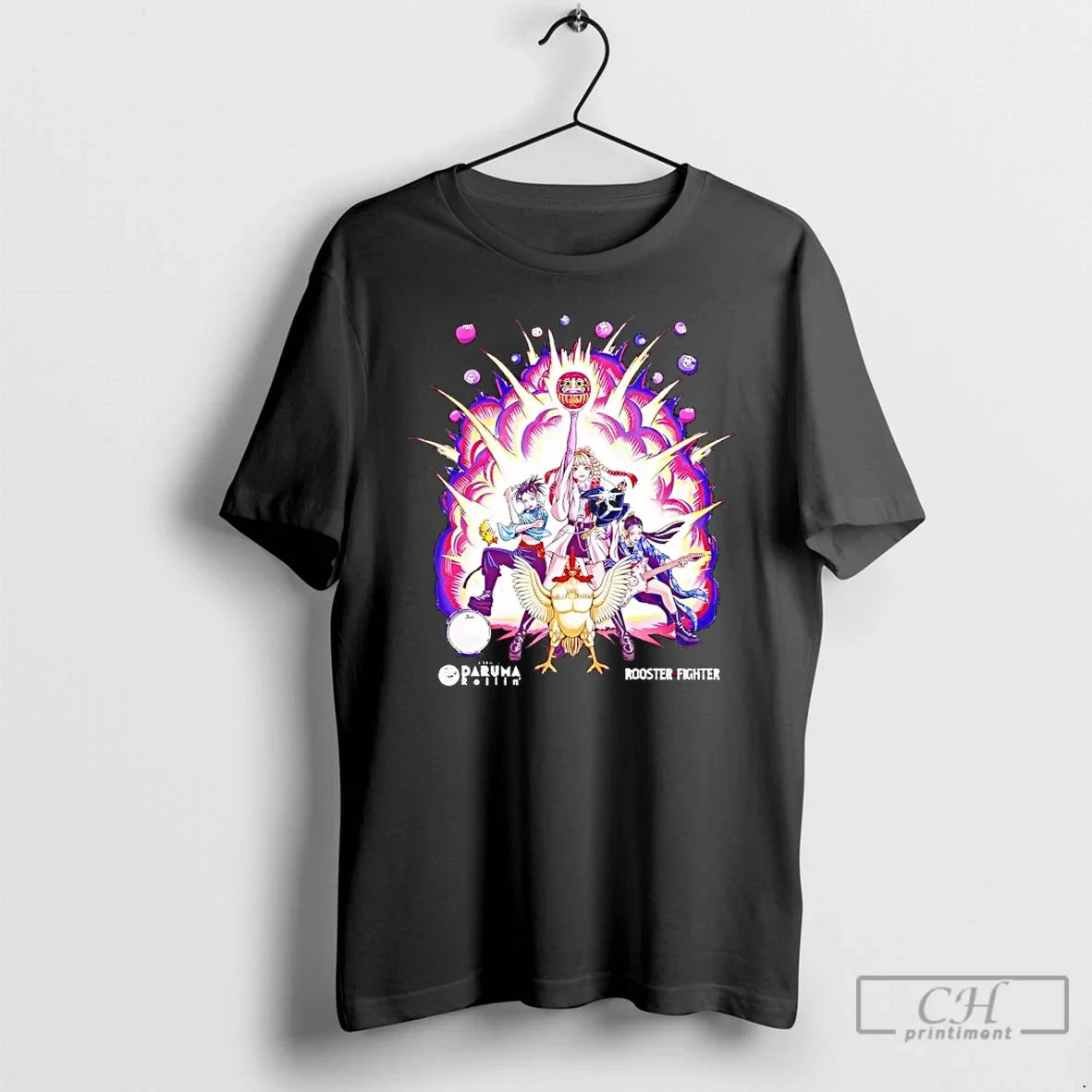 Classic Daruma Rollin X Rooster Fighter Explosion Unisex