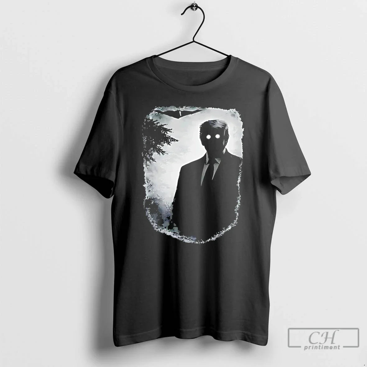 Classic Dark Shadow Figure Mysterious Silhouette Trump Unisex