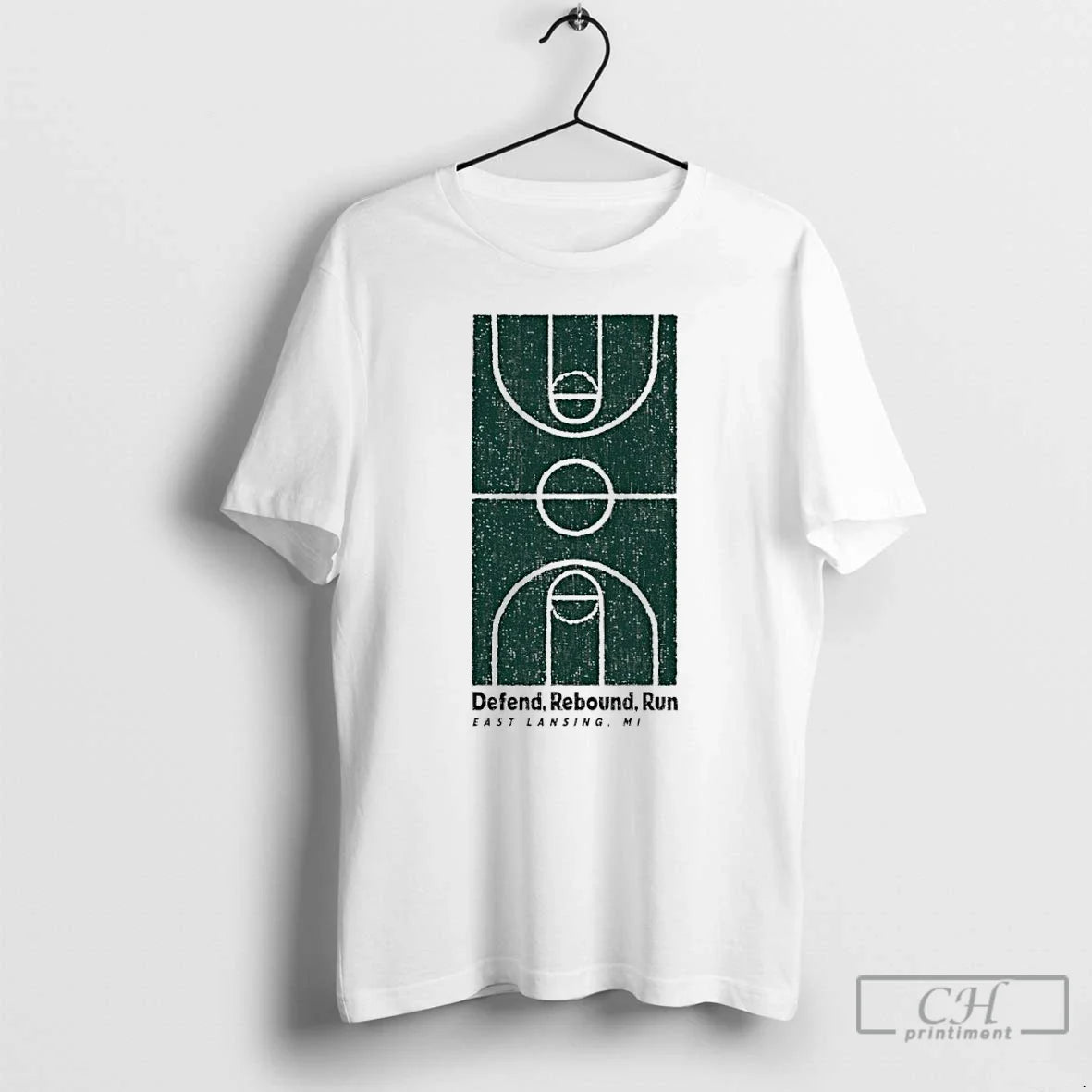 Classic Defend Rebound Run East Lansing Mi Michigan State Unisex