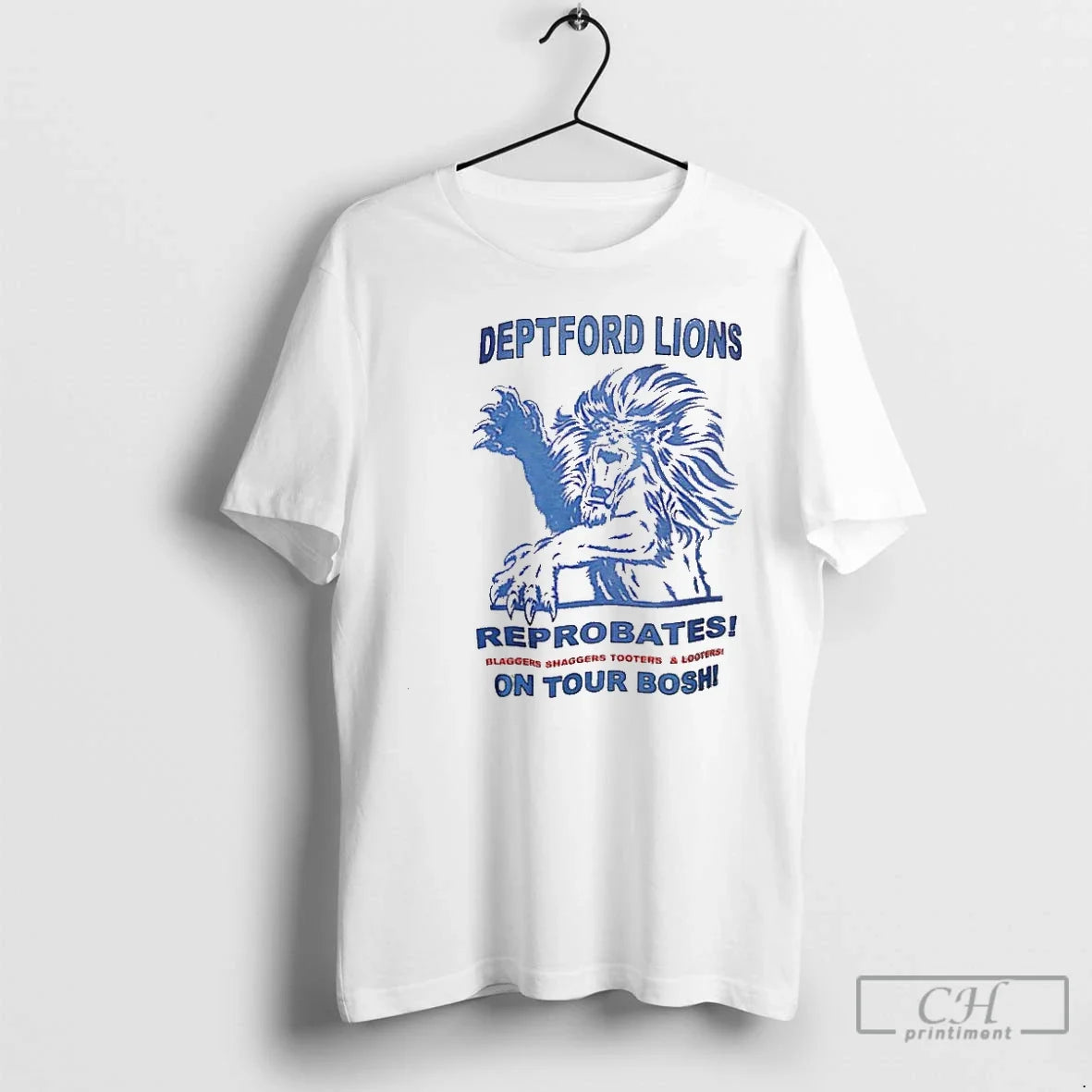 Classic Deptford Lions Reprobates Blaggers Shaggers Tooters Looters On Tour Bosh Unisex