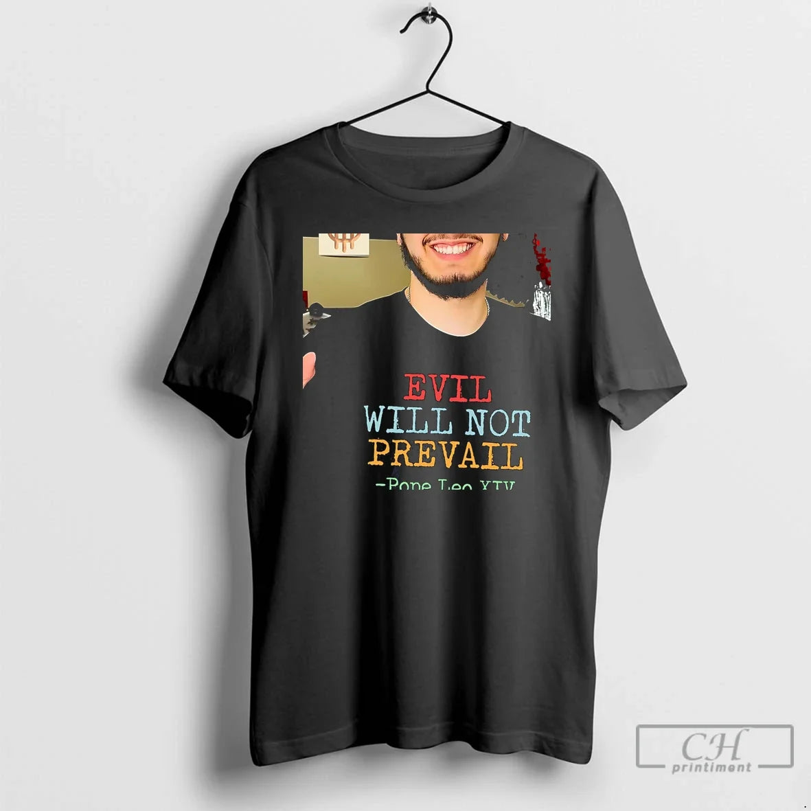 Classic Evil Will Not Prevail Pope Leo Xiv Tee Unisex