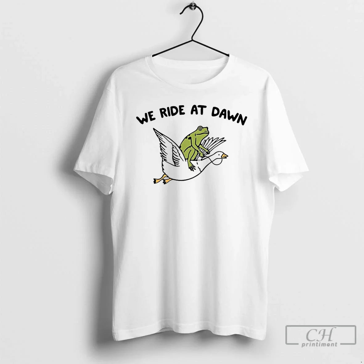 Classic Frog We Ride At Dawn Unisex