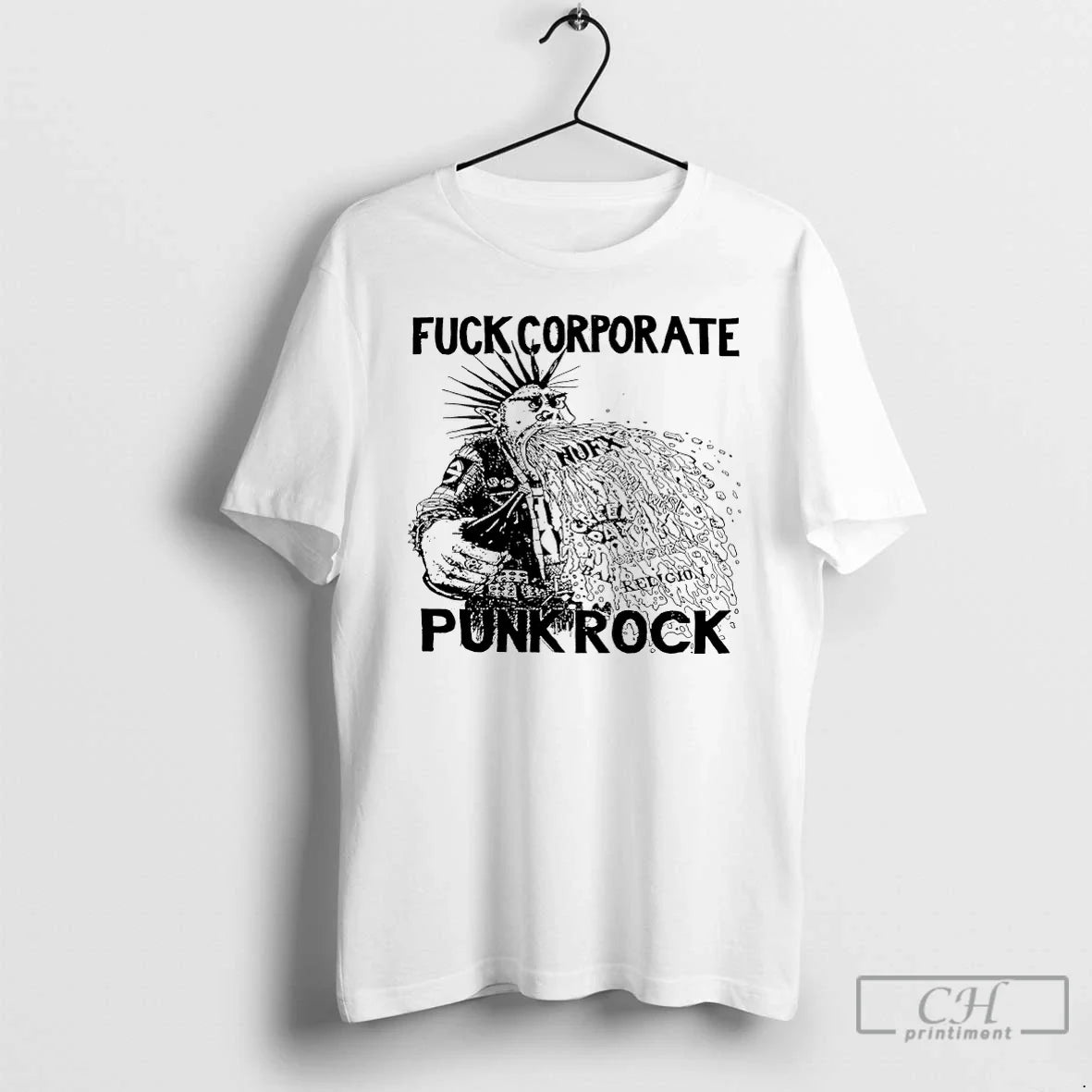 Classic Fuck Corporate Punk Rock Unisex
