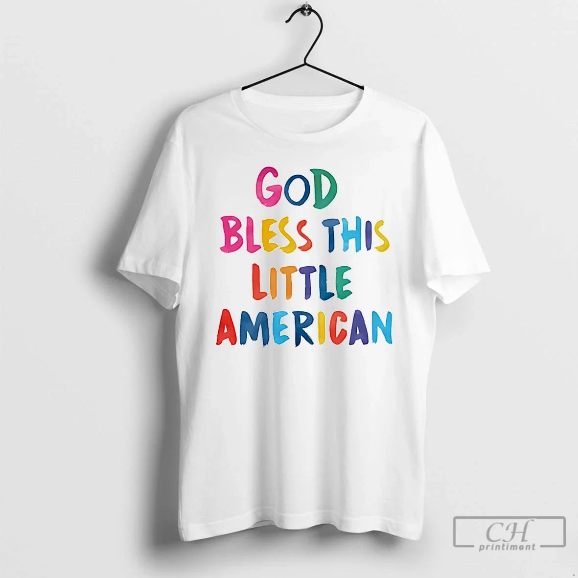 Classic God Bless This Little American Unisex