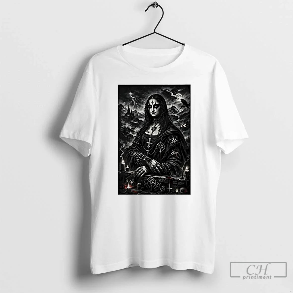 Classic Gothic Metal Mona Lisa Unisex