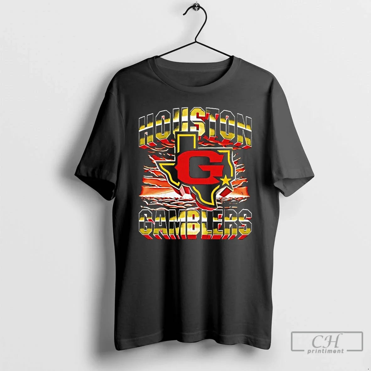 Classic Houston Gamblers Ufl Logo Graphic Vintage Unisex