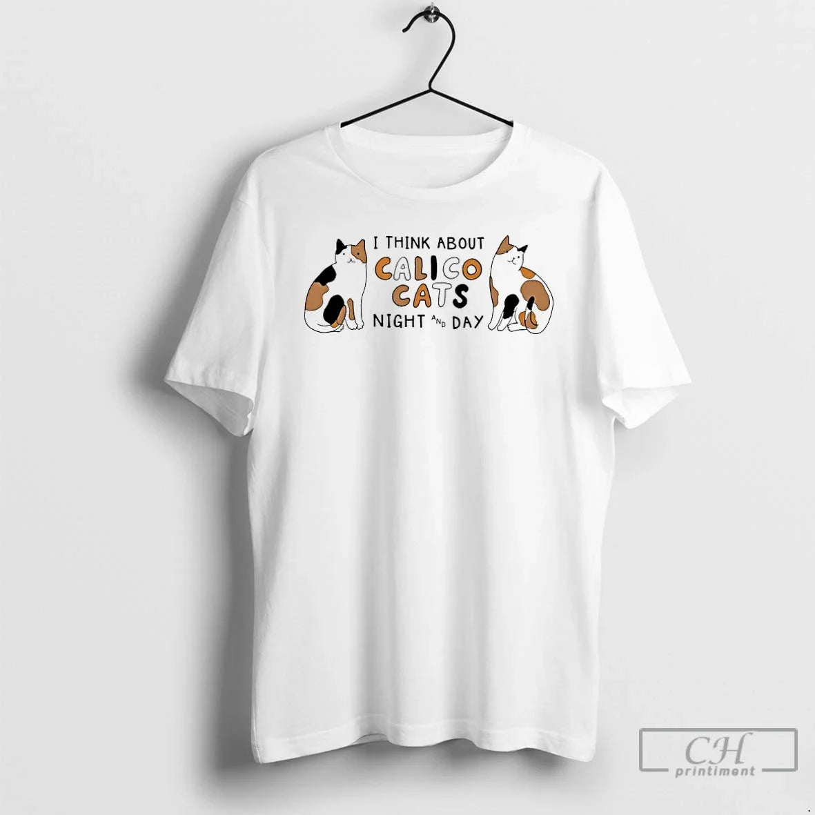 Classic I Think About Calico Cats Night And Day Meme Unisex