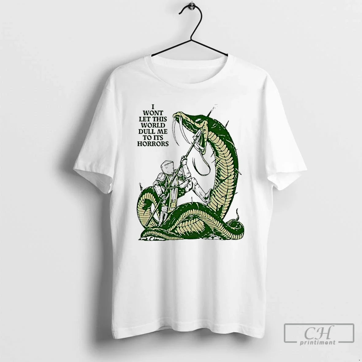 Classic I Wont Let This World Dull Me To Its Horrors Unisex