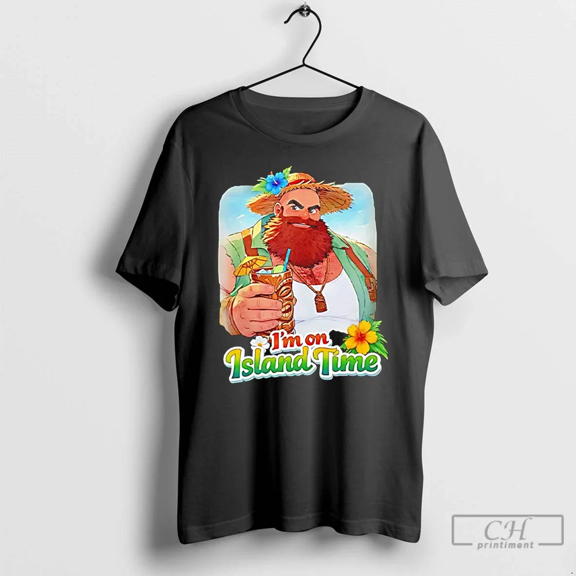 Classic Im On Island Time Cartoon Unisex