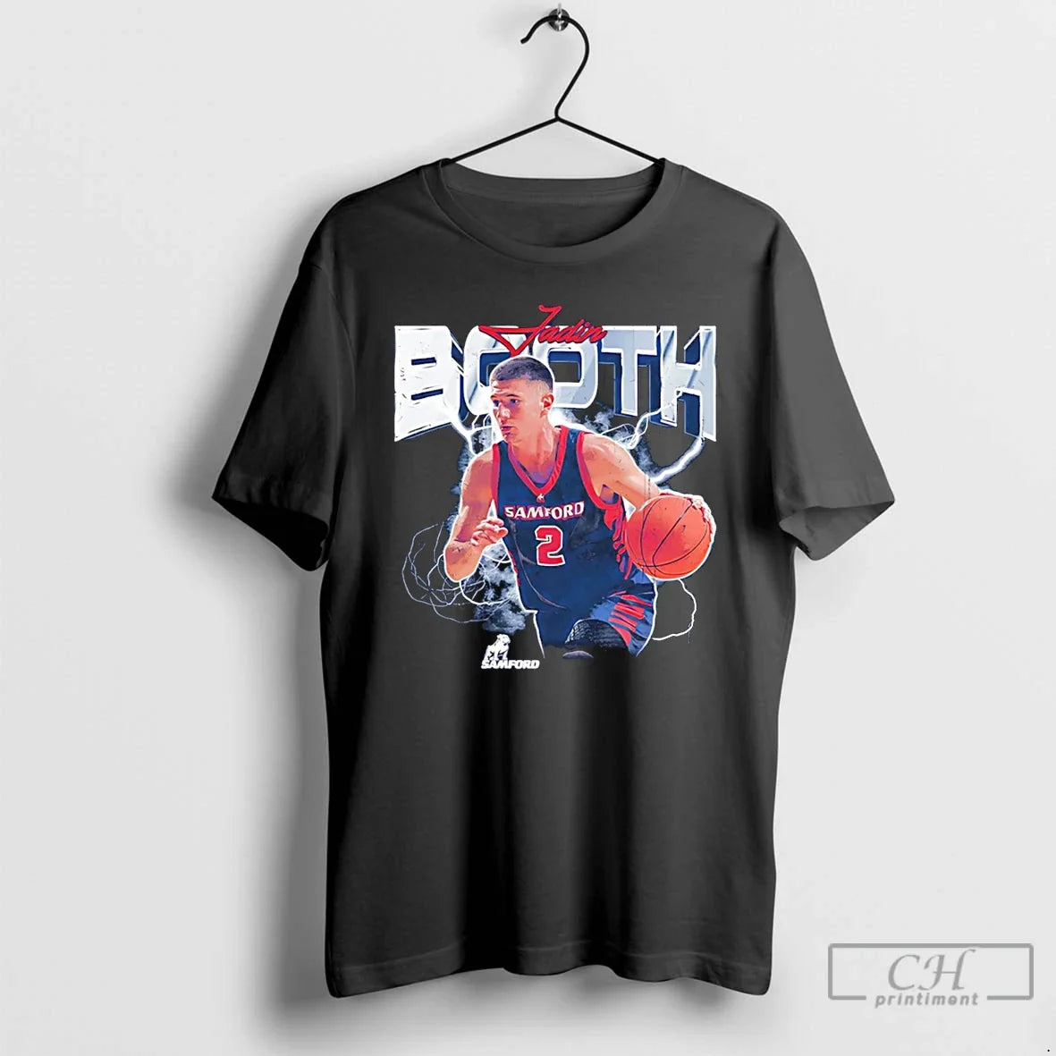 Classic Jadin Booth Samford Basketball Ncaa Graphic 26 Unisex