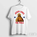 Classic Jesus Loves The Phils Philadelphia Phillies Heart Bell Unisex