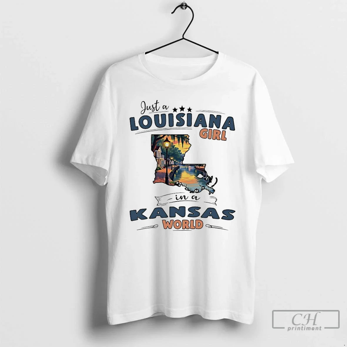 Classic Just A Louisiana Girl In A Kansas World Unisex